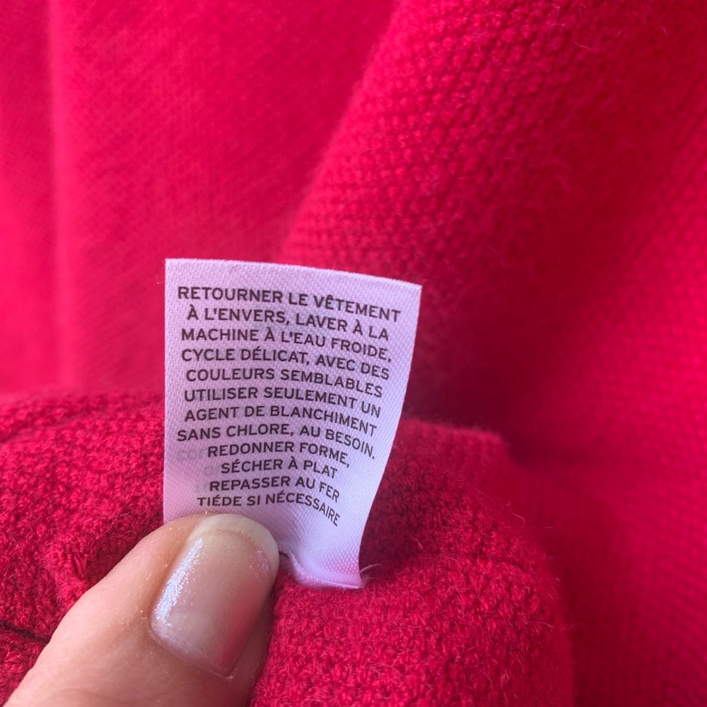 Caslon Fuchsia Raspberry Long Sleeves Sweater Siz… - image 7